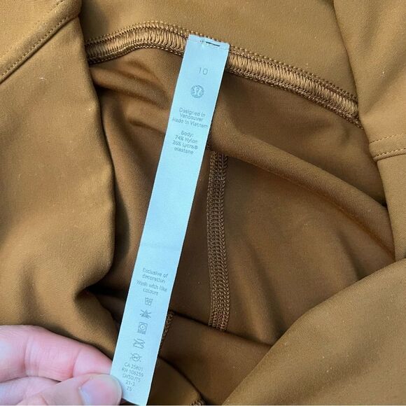 Lululemon Instill High-Rise Tight 25" Copper Brown 10 Leggings Women’s - Picture 8 of 12